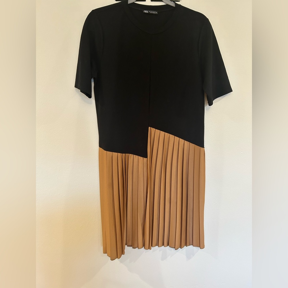 Zara Black Gold/Orange Dress